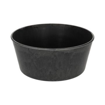 Coupe décorative ronde KIKINA en plastique, noir, 10cm, Ø24cm Coupe décorative ronde KIKINA en plastique, noir, 10cm, Ø24cm