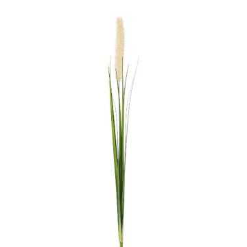 Panicule de pennisetum artificielle KROVE, piquet, crème, 85cm