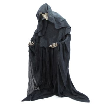Décoration Halloween Squelette SIFRIDUS avec cape, 160cm