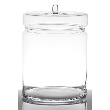 Bocal à bonbons en verre avec couvercle MILLIE, transparent, 21cm, Ø19cm