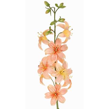 Lys artificiel LABRICKA, jaune-rose, 100 cm, Ø 9 cm