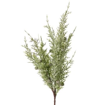 Branche de genévrier artificielle ALEKO avec baies, gris-vert, 50 cm