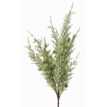 Branche de genévrier artificielle ALEKO avec baies, gris-vert, 50cm Branche de genévrier artificielle ALEKO avec baies, gris-vert, 50cm