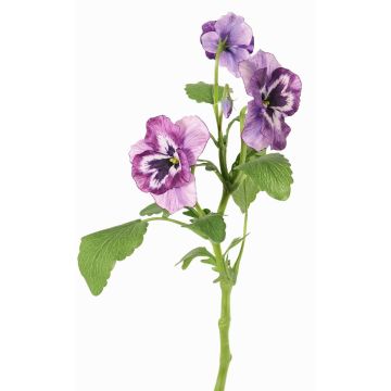 Branche décorative Pensée SIANIE, violet-bleu-blanc, 35cm, Ø5-6,5cm Branche décorative Pensée SIANIE, violet-bleu-blanc, 35cm, Ø5-6,5cm