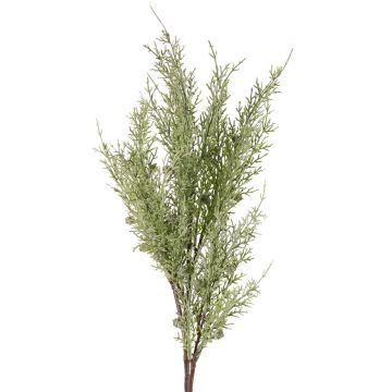 Branche de genévrier artificielle ALEKO avec baies, gris-vert, 85 cm