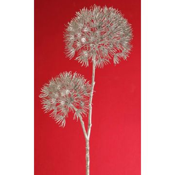 Branche de berce artificielle OTRIS, argent, 95cm, Ø15-20cm Branche de berce artificielle OTRIS, argent, 95cm, Ø15-20cm