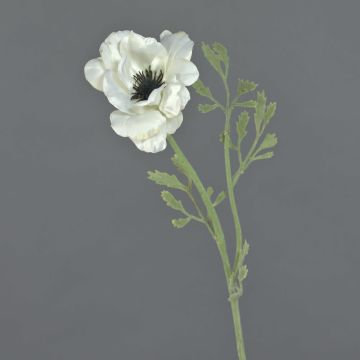 Anémone artificielle OKAPI, blanc, 55cm, Ø10cm Anémone artificielle OKAPI, blanc, 55cm, Ø10cm