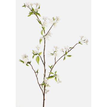 Branche de fleurs de poirier décorative CLIVE, fleurs, blanc, 115cm Branche de fleurs de poirier décorative CLIVE, fleurs, blanc, 115cm