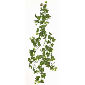 Guirlande de lierre artificielle TILL, crossdoor, vert-blanc, 205cm