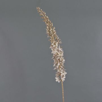 Bougie artificielle en velours UCHANA, beige-doré, 110 cm, Ø 7 cm Bougie artificielle en velours UCHANA, beige-doré, 110 cm, Ø 7 cm