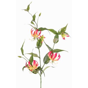 Couronne de gloire artificielle KINTARO, rose-jaune, 120 cm