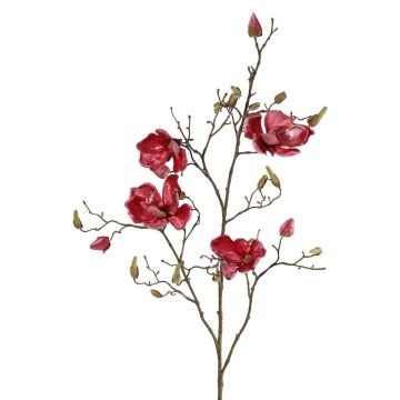 Branche de magnolia en velours JACKA, fuchsia, 105cm Branche de magnolia en velours JACKA, fuchsia, 105cm
