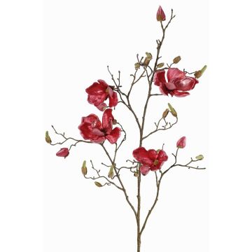 Branche de magnolia en velours JACKA, fuchsia, 105cm Branche de magnolia en velours JACKA, fuchsia, 105cm