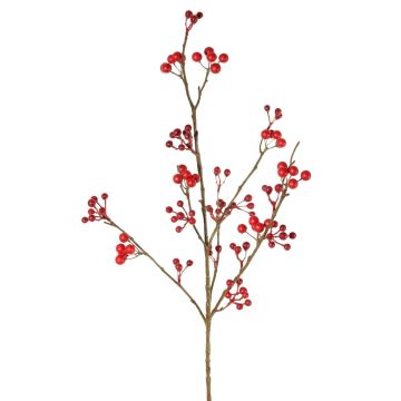 Branche artificielle de sorbier HARMONIA, baies rouges, 80 cm Branche artificielle de sorbier HARMONIA, baies rouges, 80 cm