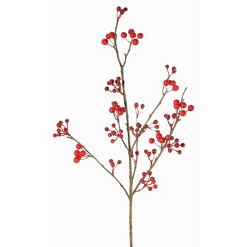 Branche artificielle de sorbier HARMONIA, baies rouges, 80cm Branche artificielle de sorbier HARMONIA, baies rouges, 80cm