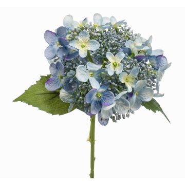 Fleur artificielle Hortensia CALESA, bleu clair, 50cm