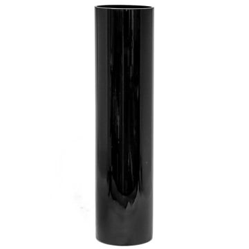 Vase à fleurs cylindrique SANSA OCEAN, noir, 60 cm, Ø 15 cm Vase à fleurs cylindrique SANSA OCEAN, noir, 60 cm, Ø 15 cm