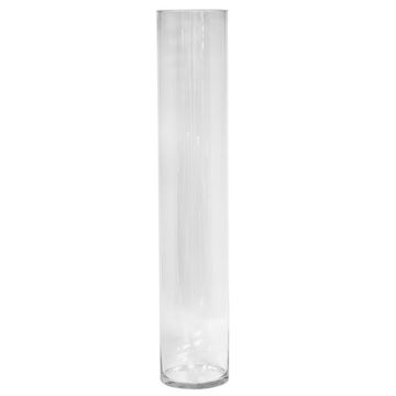 Glas Bodenvase Zylinder SANSA OCEAN, klar, 80cm, Ø14,9cm Glas Bodenvase Zylinder SANSA OCEAN, klar, 80cm, Ø14,9cm