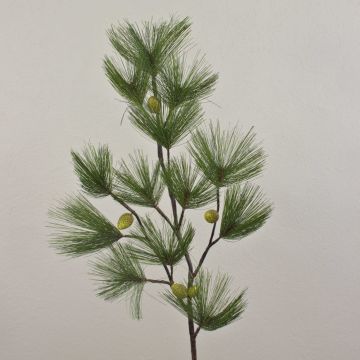 Branche de pin artificielle ALKE, pommes de pin, 100cm