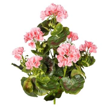 Fleur décorative Géranium DOLKREN, piquet, crossdoor, rose, 40cm