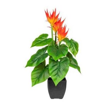 Fleur artificielle Canna BLINTER, orange, 60cm
