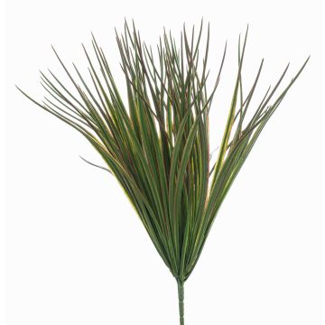 Herbe à lampe artificielle WILFEN sur tige, crossdoor, vert-rouge, 40 cm