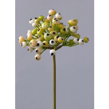 Fausse tige de pyracantha CLEO, baies, crème-vert, 20cm Fausse tige de pyracantha CLEO, baies, crème-vert, 20cm