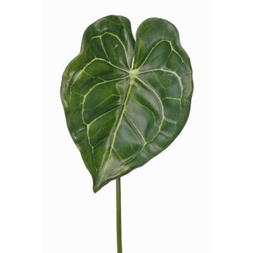 Feuille d'anthurium artificiel LUVINA, vert, 65cm Feuille d'anthurium artificiel LUVINA, vert, 65cm