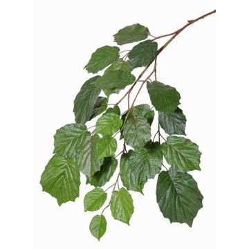 Branche de tilleul artificielle ANJING, ignifuge, vert, 75cm
