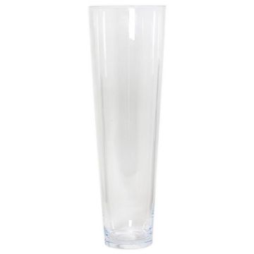 Vase de sol Konisch AMNA OCEAN en verre, recyclé, transparent, 50cm, Ø15cm Vase de sol Konisch AMNA OCEAN en verre, recyclé, transparent, 50cm, Ø15cm