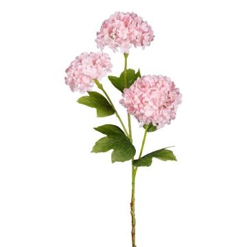 Branche artificielle Boule de neige SKORNE, rose, 60cm