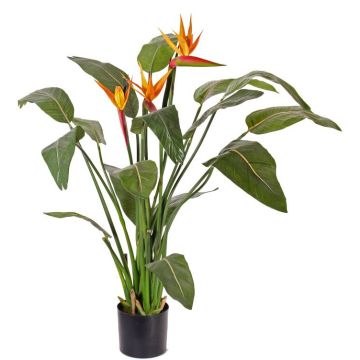 Strelitzia artificiel DALILA, orange-violet, 110cm, 17x22cm