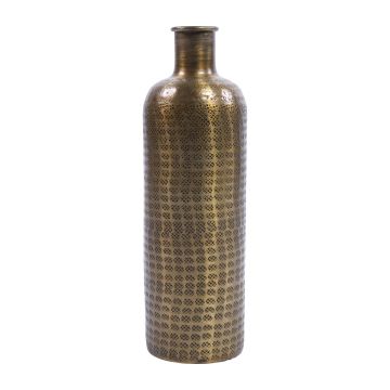 Bouteille décorative en métal MAGDALINA, or, 46cm, Ø13cm Bouteille décorative en métal MAGDALINA, or, 46cm, Ø13cm