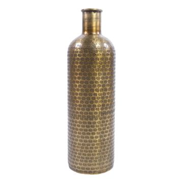 Metall Flaschenvase MAGDALINA, gold, 53cm, Ø14,5cm Metall Flaschenvase MAGDALINA, gold, 53cm, Ø14,5cm