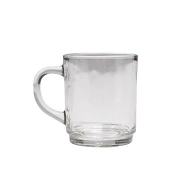 Verre à thé KINSY avec anse, 3 pièces, transparent, 10cm, Ø7cm, 250ml