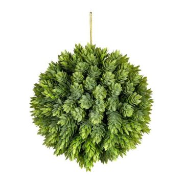 Boule de houblon artificielle VALKIN avec fleurs, suspendue, verte, Ø 18 cm Boule de houblon artificielle VALKIN avec fleurs, suspendue, verte, Ø 18 cm