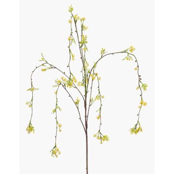 Branche décorative de jasmin GLAFOR, retombante, jaune, 135 cm Branche décorative de jasmin GLAFOR, retombante, jaune, 135 cm