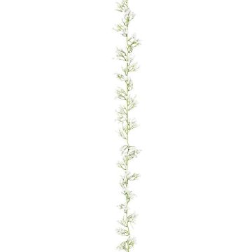 Guirlande de fleurs artificielles Gypsophile LORBI, blanc, 185cm Guirlande de fleurs artificielles Gypsophile LORBI, blanc, 185cm