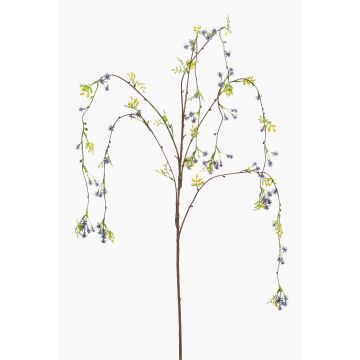 Branche décorative de jasmin GLAFOR, retombante, bleue, 135 cm Branche décorative de jasmin GLAFOR, retombante, bleue, 135 cm