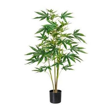 Arbre artificiel de chanvre BUGIN, tronc artificiel, vert, 90 cm Arbre artificiel de chanvre BUGIN, tronc artificiel, vert, 90 cm
