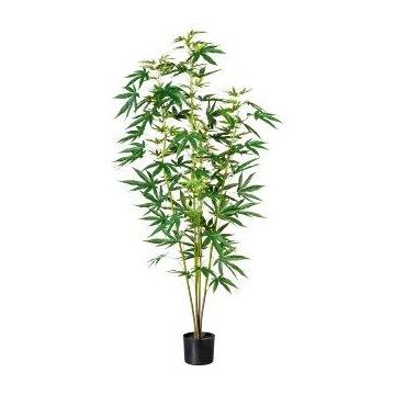 Arbre artificiel de chanvre BUGIN, tronc artificiel, vert, 150 cm Arbre artificiel de chanvre BUGIN, tronc artificiel, vert, 150 cm