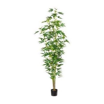 Arbre artificiel de chanvre BUGIN, tronc artificiel, vert, 210 cm Arbre artificiel de chanvre BUGIN, tronc artificiel, vert, 210 cm