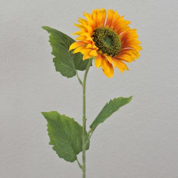Tournesol artificiel ESDINA, jaune-orange, 75 cm, Ø 13 cm Tournesol artificiel ESDINA, jaune-orange, 75 cm, Ø 13 cm