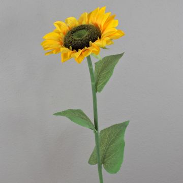 Tournesol artificiel EDSINA, jaune-orange, 110 cm, Ø 24 cm