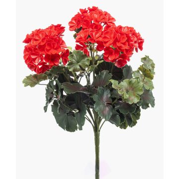 Géranium artificiel BAKLIN sur tige, crossdoor, rouge, 40 cm