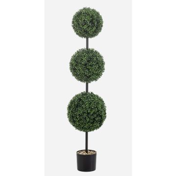 Buis artificiel en forme de boule (lot de 3) TOM, pot décoratif, crossdoor, tronc artificiel, 125 cm Buis artificiel en forme de boule (lot de 3) TOM, pot décoratif, crossdoor, tronc artificiel, 125 cm