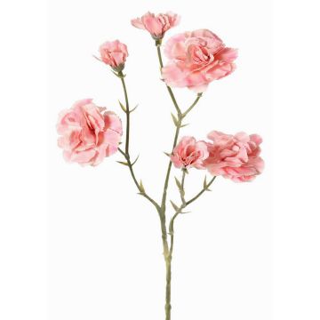 Branche d'œillet artificielle STURYN, rose clair, 55 cm, Ø 2,5-6 cm Branche d'œillet artificielle STURYN, rose clair, 55 cm, Ø 2,5-6 cm