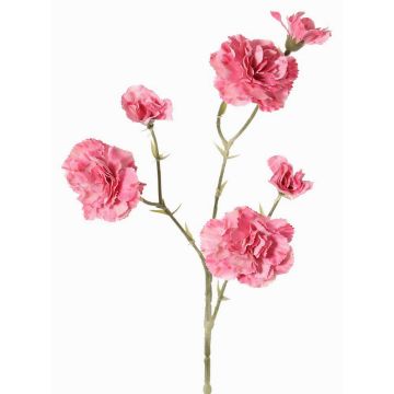 Branche d'œillet artificielle STURYN, rose, 55 cm, Ø 2,5-6 cm Branche d'œillet artificielle STURYN, rose, 55 cm, Ø 2,5-6 cm