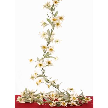 Guirlande artificielle d'edelweiss des Alpes WALSIMA, blanche, 180 cm, Ø 5-6 cm Guirlande artificielle d'edelweiss des Alpes WALSIMA, blanche, 180 cm, Ø 5-6 cm