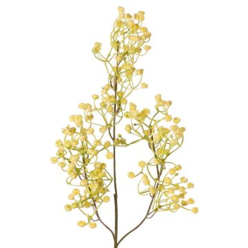 Branche artificielle de gypsophile MURMYN, jaune-vert, 65 cm Branche artificielle de gypsophile MURMYN, jaune-vert, 65 cm